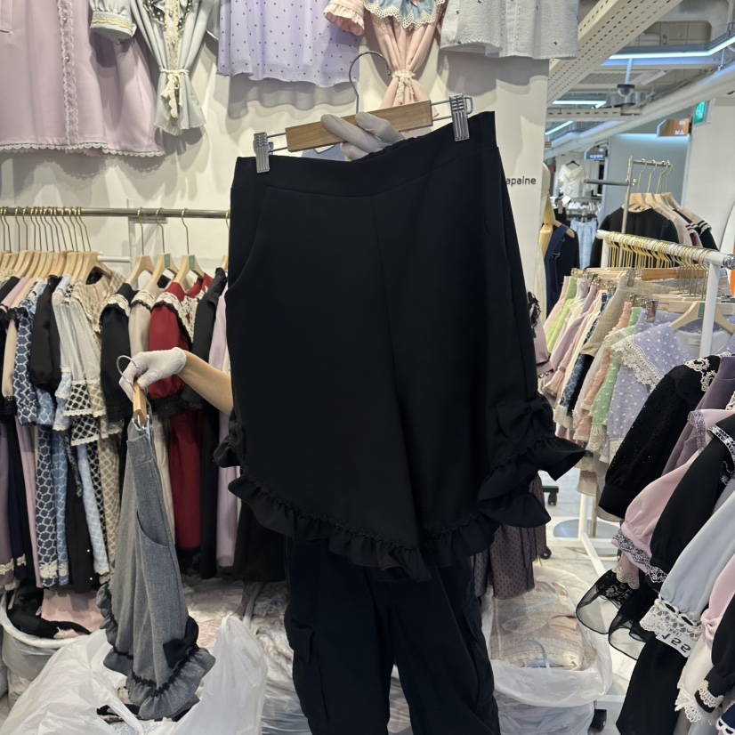 PAPA韓國直郵女士新款人氣休閑推薦熱賣26春夏時尚職業短褲Papaine/HALMADE短褲圖色3