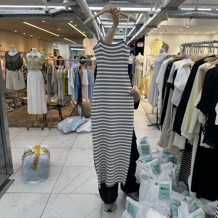 SAGE BRUSH韓國代購女士新款職業26春夏人氣26夏季連衣裙修身SAGE BRUSH連衣裙