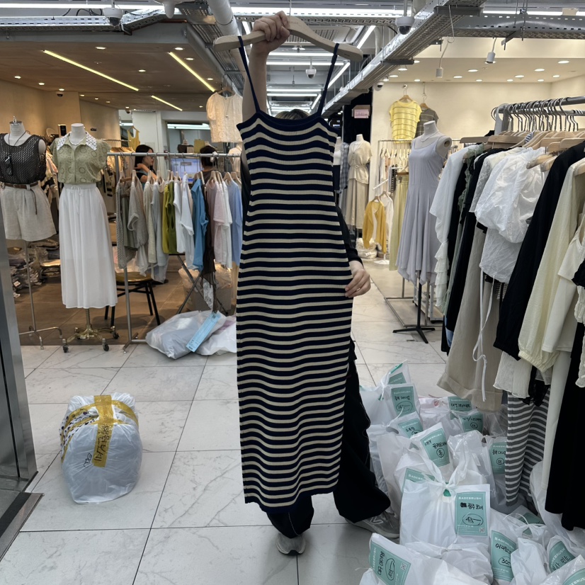 SAGE BRUSH韓國代購女士新款職業26春夏人氣26夏季連衣裙修身SAGE BRUSH連衣裙圖色2