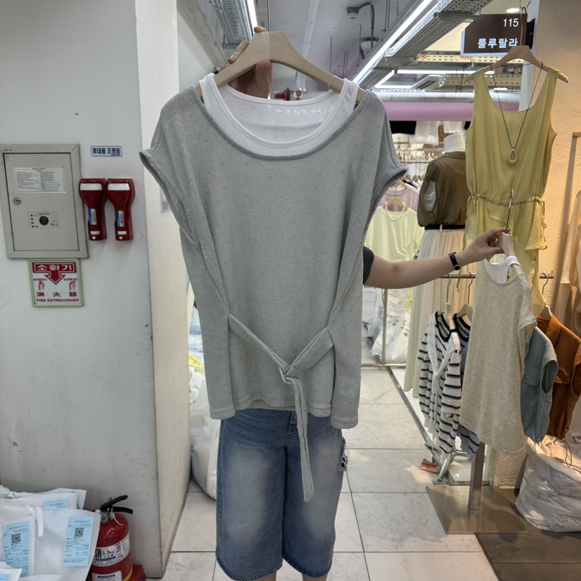 FLYFLY/LULULALLA/LIVE東大門實拍韓國女裝新品職業套裝不含項鏈腰帶FLYFLY/LULULALLA/LIVE套裝圖色2