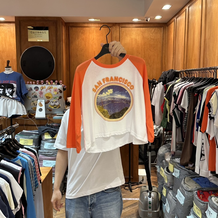 GARMENT-P韓國代購女裝新品推薦職業休閑時尚26春夏長袖T恤GARMENT長袖T恤圖色3