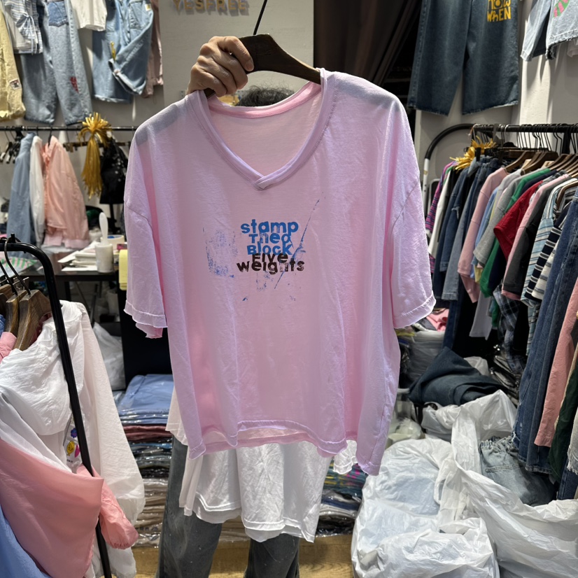 YESFREE韓國直郵女裝新品26夏季人氣職業時尚休閑26春夏T恤YESFREET恤圖色3