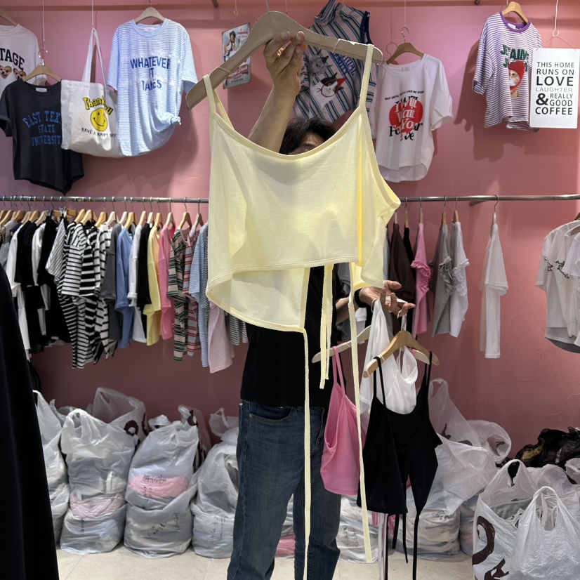 K STORY韓國東大門代購女士新品26春夏26夏季吊帶背心無袖K STORY吊帶/背心