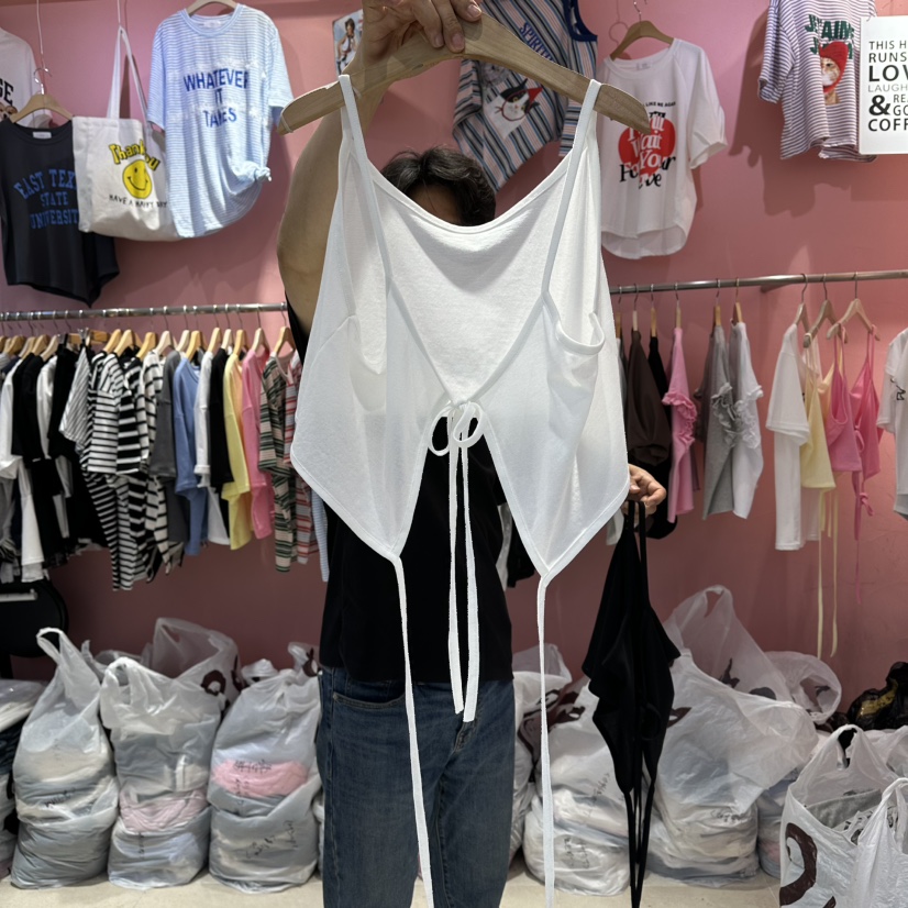 K STORY韓國東大門代購女士新品26春夏26夏季吊帶背心無袖K STORY吊帶/背心圖色1