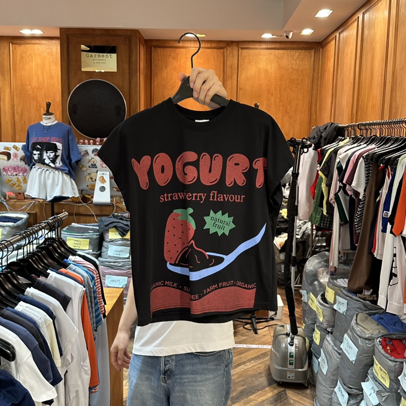 GARMENT-P韓國直郵女裝新品26夏季休閑26春夏職業推薦T恤GARMENTT恤圖色3