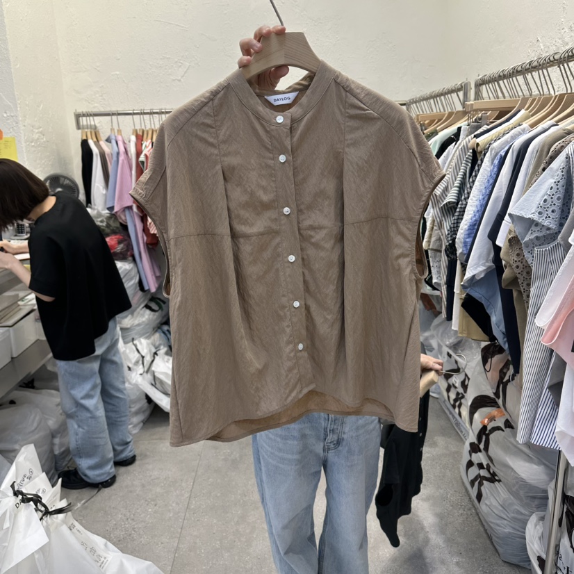 DA YLOG韓國東大門代購女裝新品推薦時尚26春夏襯衫蕾絲衫LDA YLOG襯衫/蕾絲衫圖色1