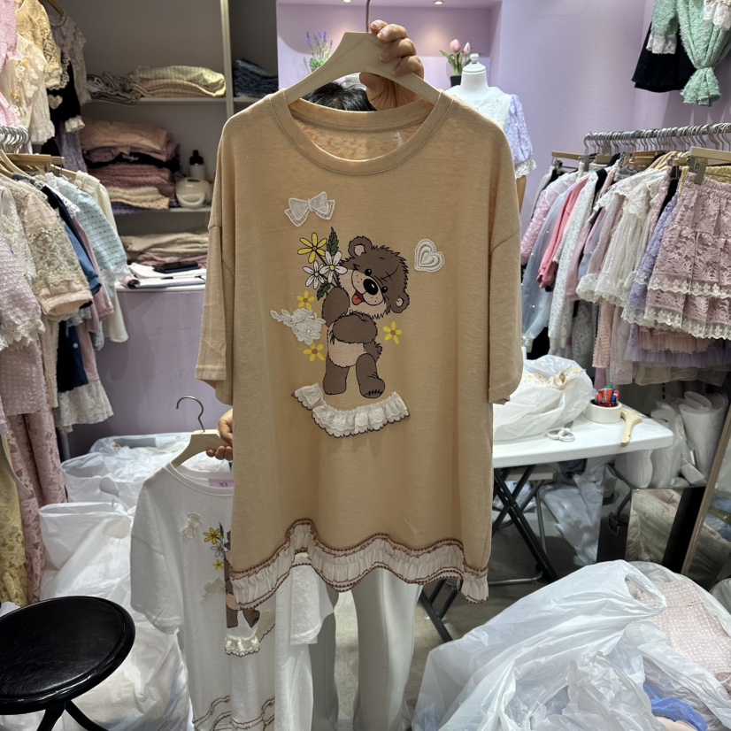 MS東大門實拍韓國女裝新品職業推薦26夏季休閑時尚26春夏T恤MST恤圖色2