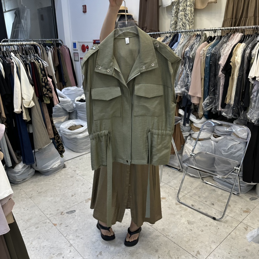 MARIGOLD韓國東大門直郵女士新品推薦人氣職業休閑26夏季馬甲MARIGOLD馬甲圖色2
