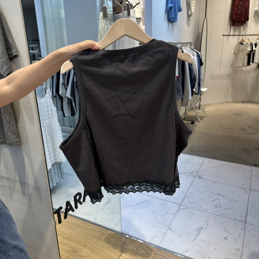 TARA韓國東大門代購女裝新品26夏季人氣時尚職業吊帶背心TARA吊帶/背心