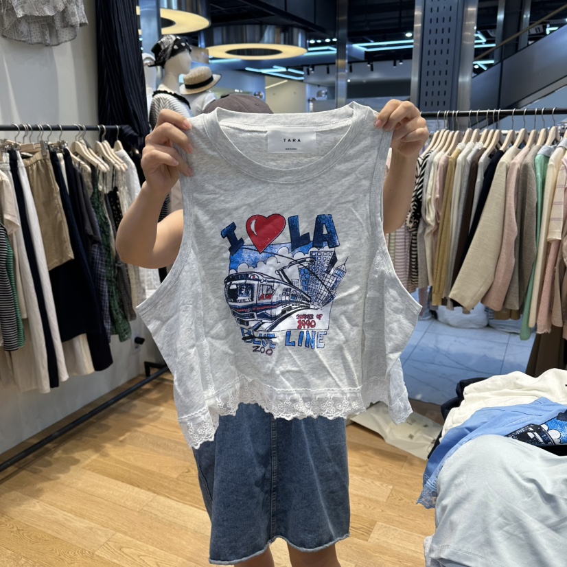 TARA韓國東大門代購女裝新品26夏季人氣時尚職業吊帶背心TARA吊帶/背心圖色2