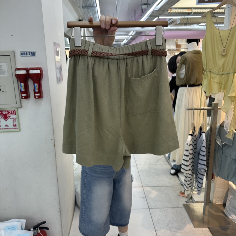 FLYFLY/LULULALLA/LIVE韓國直郵女裝新品26夏季短褲不含腰帶FLYFLY/LULULALLA/LIVE短褲