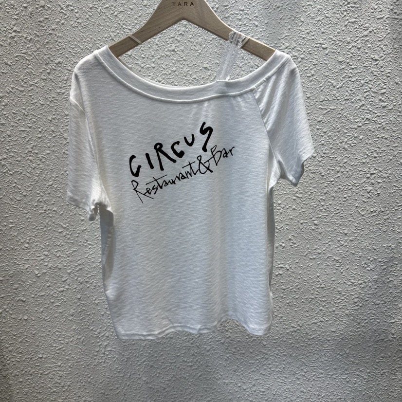TARA韓國直郵實拍女士新款26春夏推薦休閑時尚熱賣26夏季T恤TARAT恤圖色1
