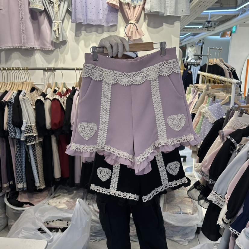 PAPA韓國東大門代購女士新品推薦人氣熱賣26夏季休閑短褲Papaine/HALMADE短褲圖色2