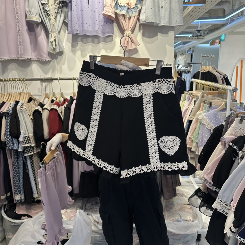PAPA韓國東大門代購女士新品推薦人氣熱賣26夏季休閑短褲Papaine/HALMADE短褲圖色3