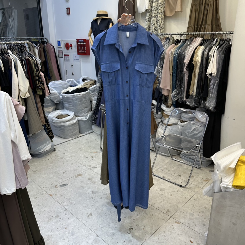MARIGOLD韓國直郵女裝新品時尚26夏季人氣職業連衣裙含腰帶MARIGOLD連衣裙圖色2