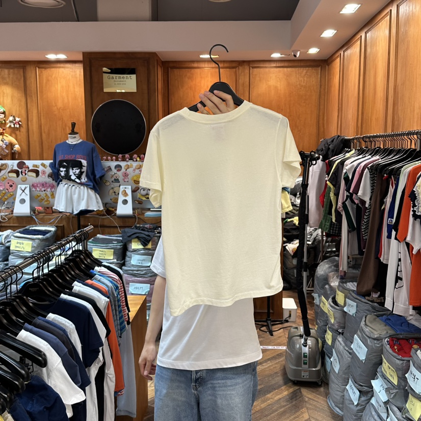 GARMENT-P韓國直郵實拍女士新品休閑人氣26春夏熱賣26夏季T恤GARMENTT恤