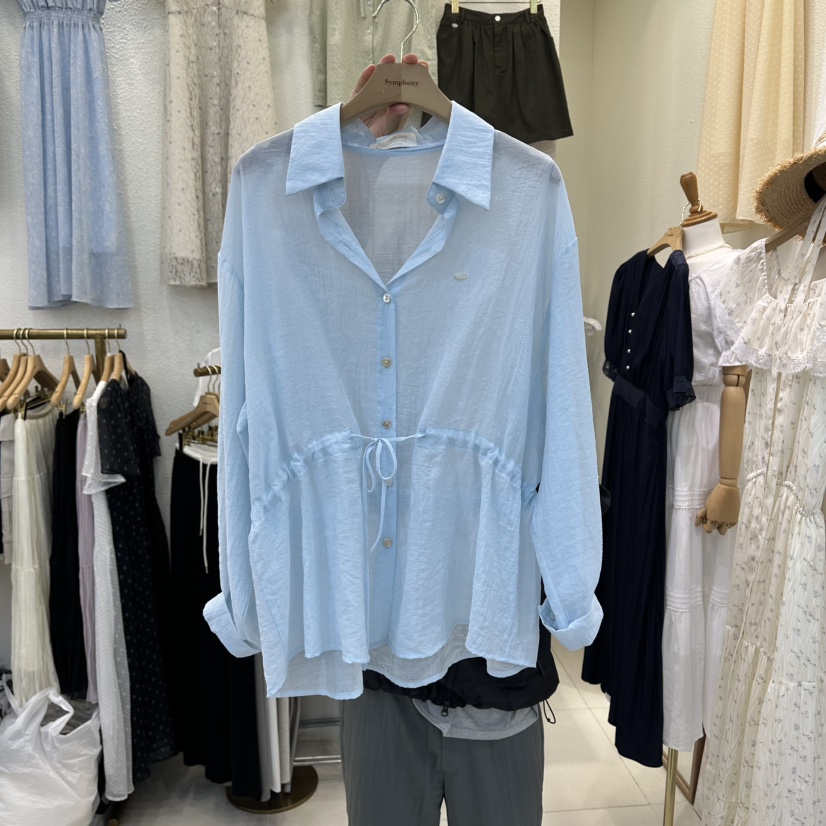 SYMPHONY韓國直郵實拍女裝新款熱賣26春夏人氣襯衫蕾絲衫SYMPHONY襯衫/蕾絲衫圖色3