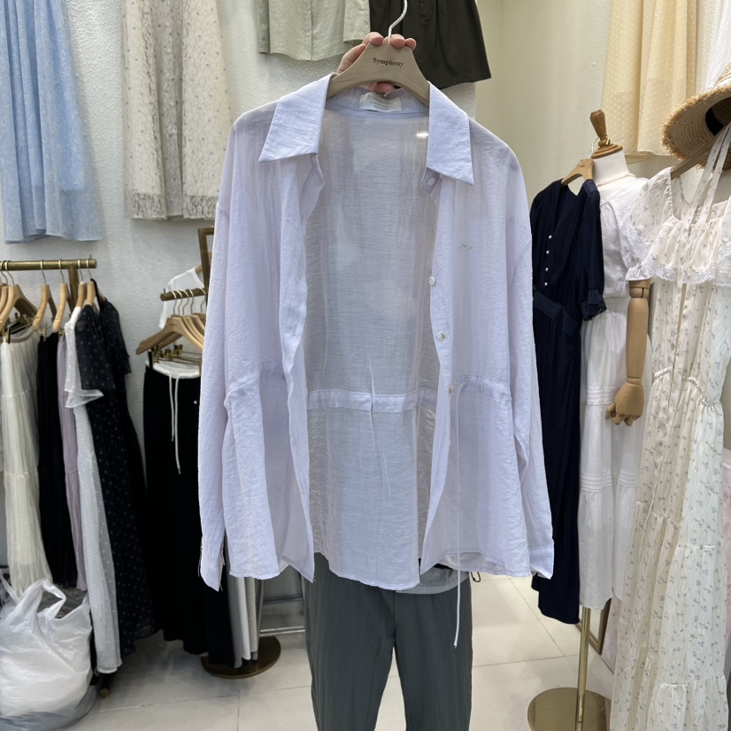 SYMPHONY韓國直郵實拍女裝新款熱賣26春夏人氣襯衫蕾絲衫SYMPHONY襯衫/蕾絲衫圖色4