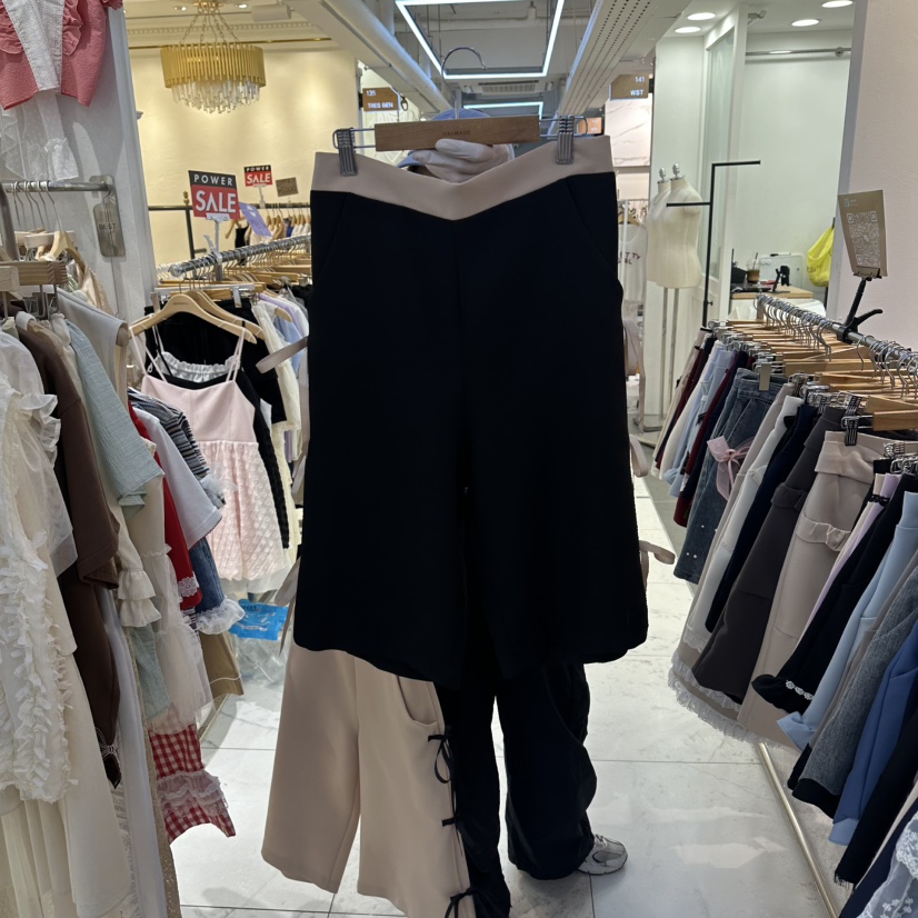 PAPA韓國東大門代購女士新款熱賣26春夏推薦職業26夏季短褲Papaine/HALMADE短褲圖色3