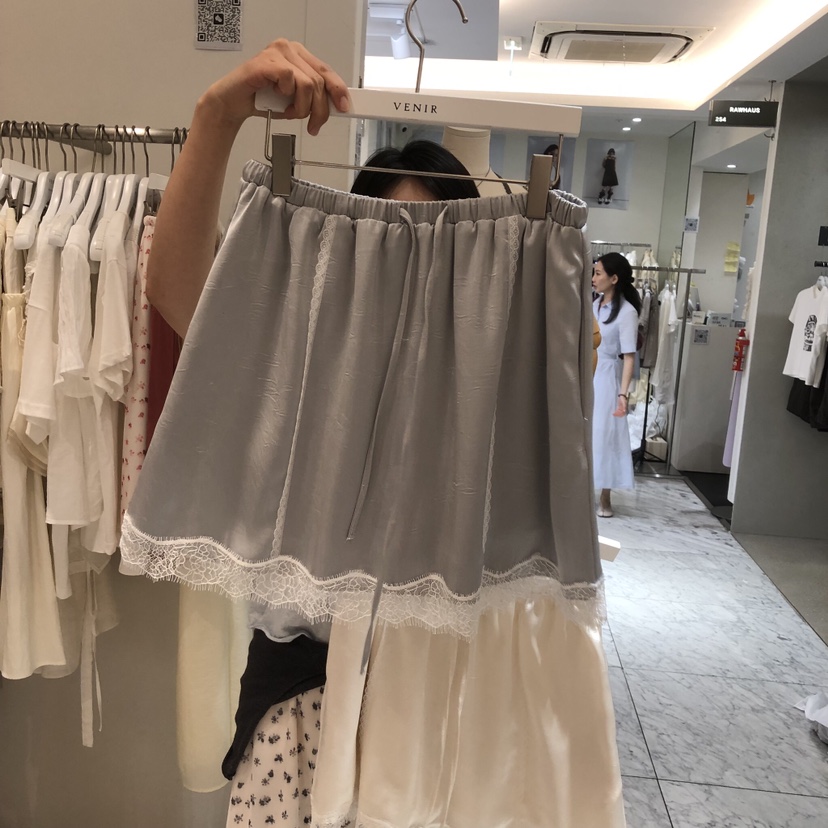 VENIR-a韓國直郵女裝新款休閑人氣26春夏時尚職業熱賣短裙VENIR-a短裙圖色1