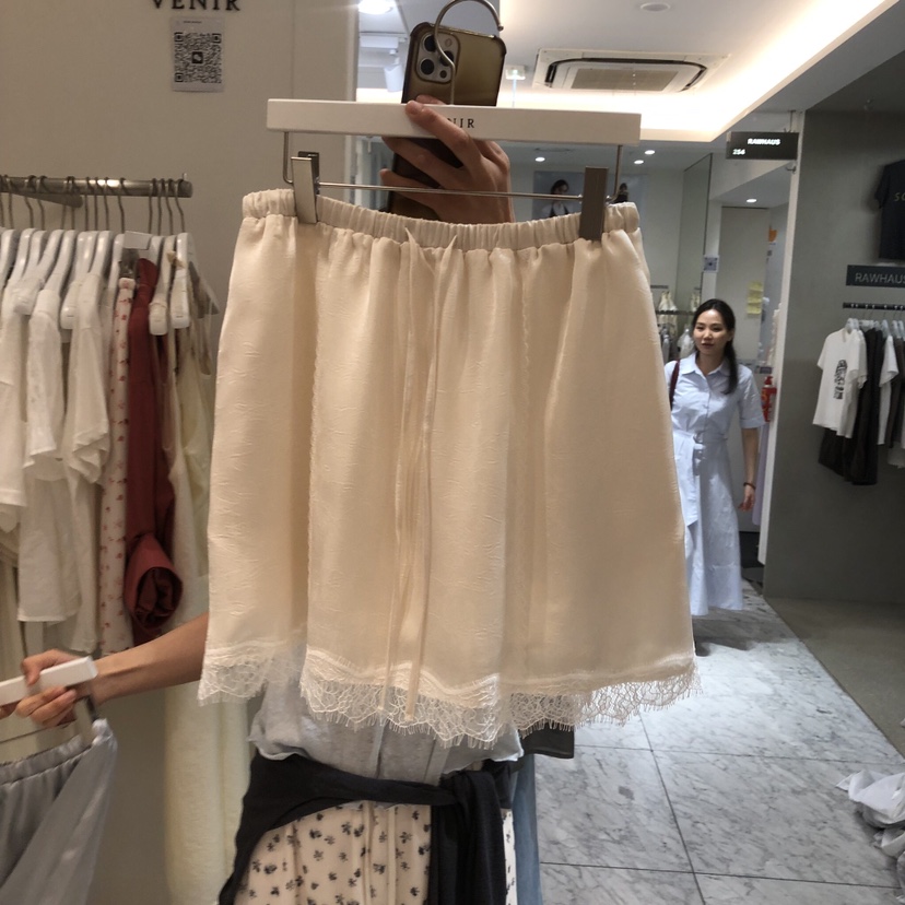 VENIR-a韓國直郵女裝新款休閑人氣26春夏時尚職業熱賣短裙VENIR-a短裙圖色2