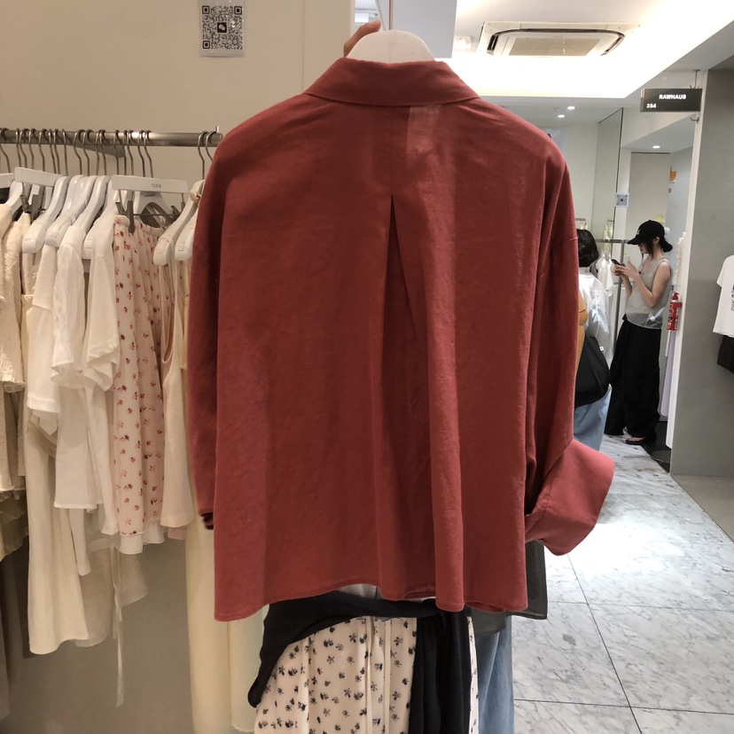 VENIR-a韓國代購女士新品休閑26春夏推薦人氣襯衫蕾絲衫VENIR-a襯衫/蕾絲衫
