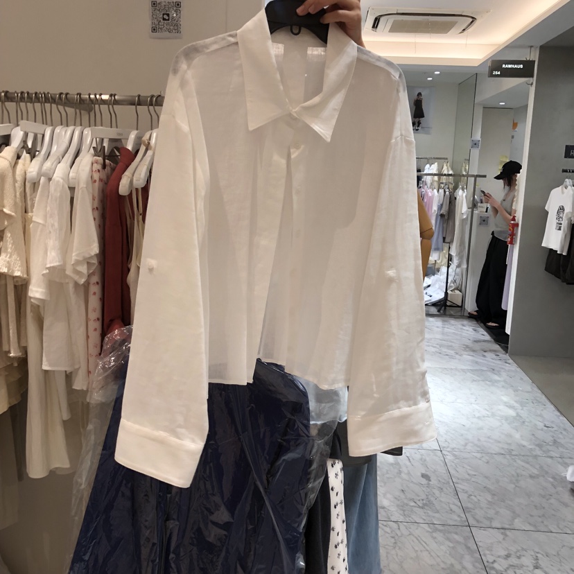 VENIR-a韓國代購女士新品休閑26春夏推薦人氣襯衫蕾絲衫VENIR-a襯衫/蕾絲衫圖色2