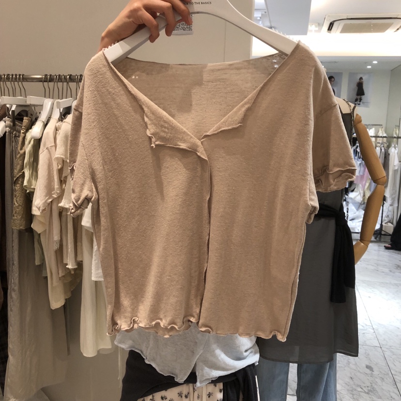 VENIR-a韓國直郵女裝新品26春夏人氣休閑職業推薦時尚T恤VENIR-aT恤圖色3