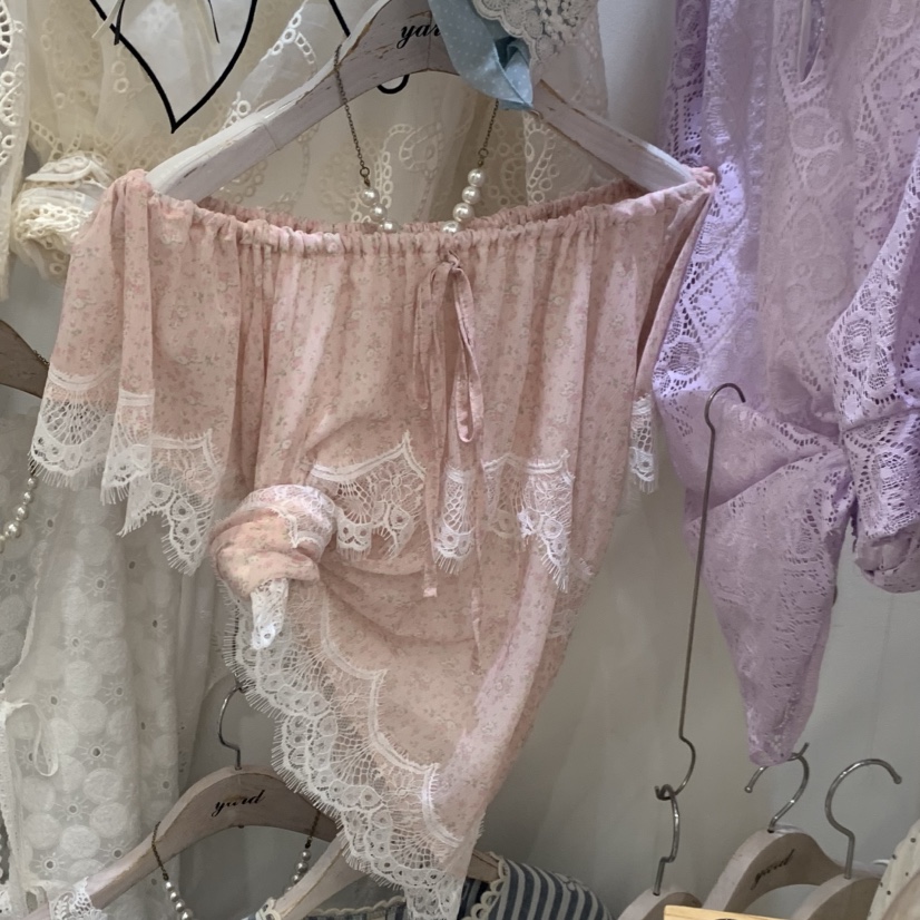 YARD韓國東大門代購女士新品人氣時尚熱賣休閑襯衫蕾絲衫YARD襯衫/蕾絲衫圖色2