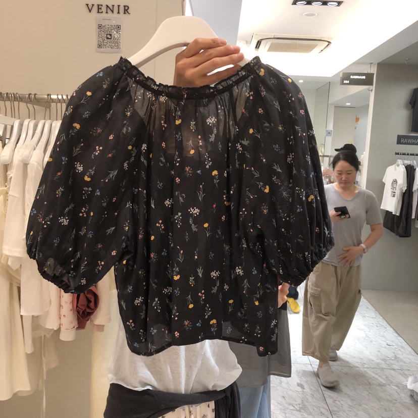 VENIR-a韓國直郵女士新品人氣時尚26春夏職業襯衫蕾絲衫VENIR-a襯衫/蕾絲衫