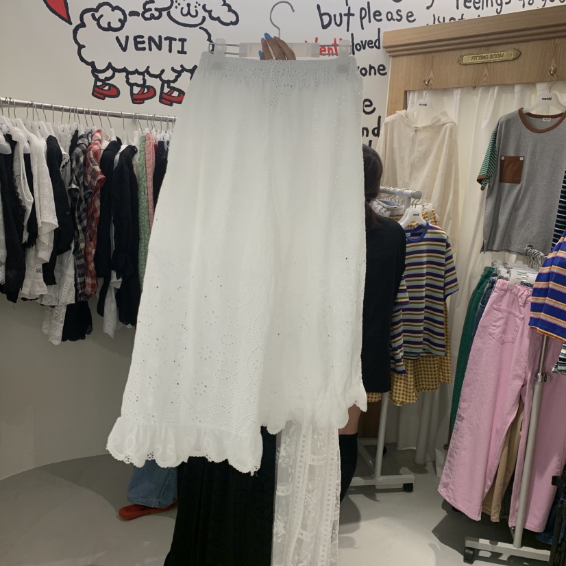 VENTI韓國直郵實拍女裝新品26春夏職業時尚休閑休閑褲蕾絲VENTI休閑褲