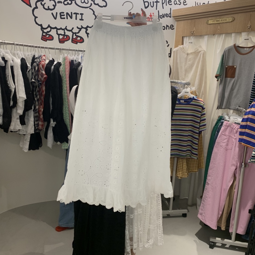 VENTI韓國直郵實拍女裝新品26春夏職業時尚休閑休閑褲蕾絲VENTI休閑褲圖色1