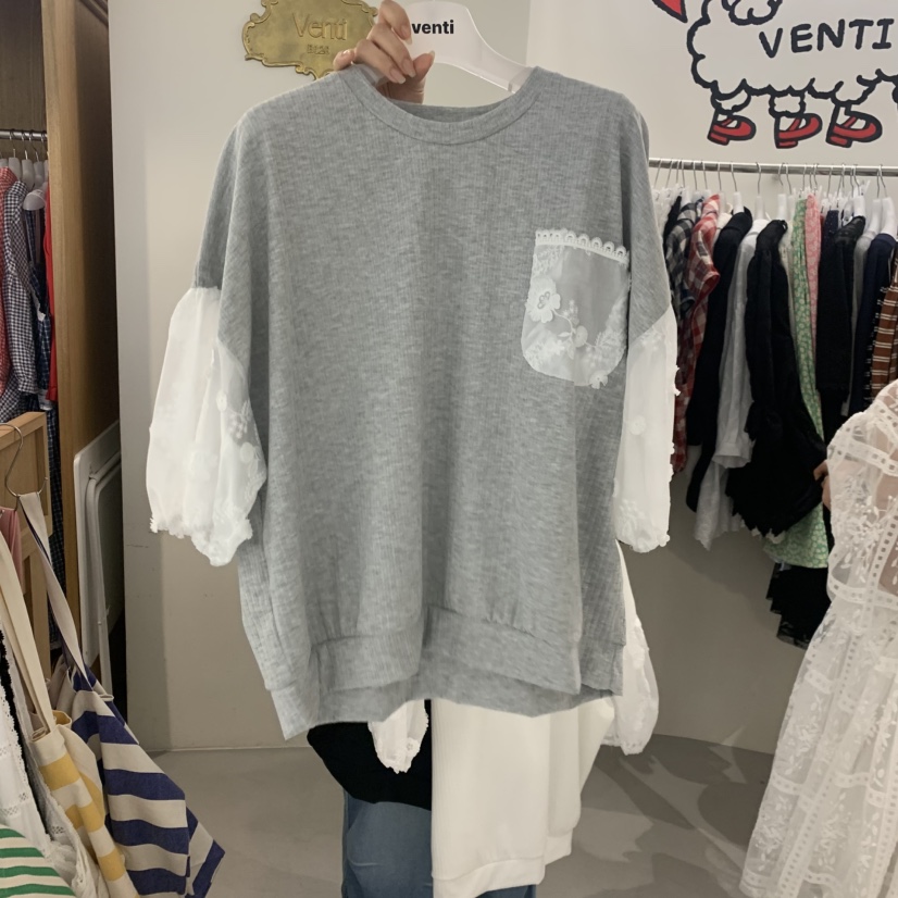 VENTI韓國代購女士新款人氣推薦職業時尚熱賣休閑T恤運動VENTIT恤圖色3