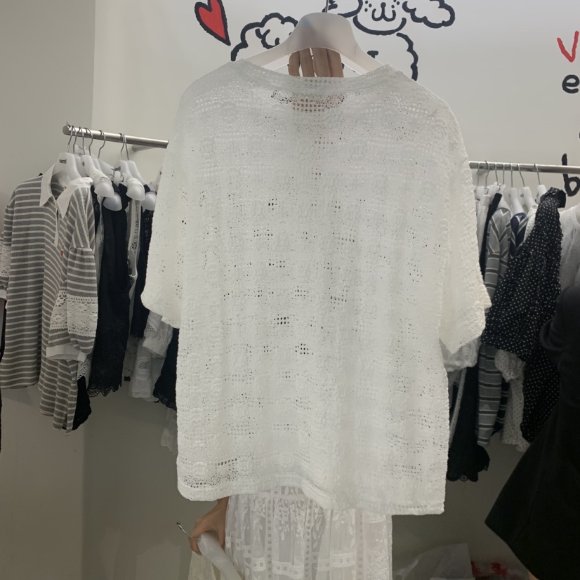 VENTI韓國代購女士新款26春夏26夏季人氣職業推薦襯衫蕾絲衫VENTI襯衫/蕾絲衫