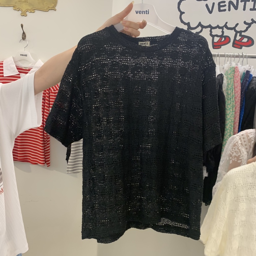 VENTI韓國代購女士新款26春夏26夏季人氣職業推薦襯衫蕾絲衫VENTI襯衫/蕾絲衫圖色2