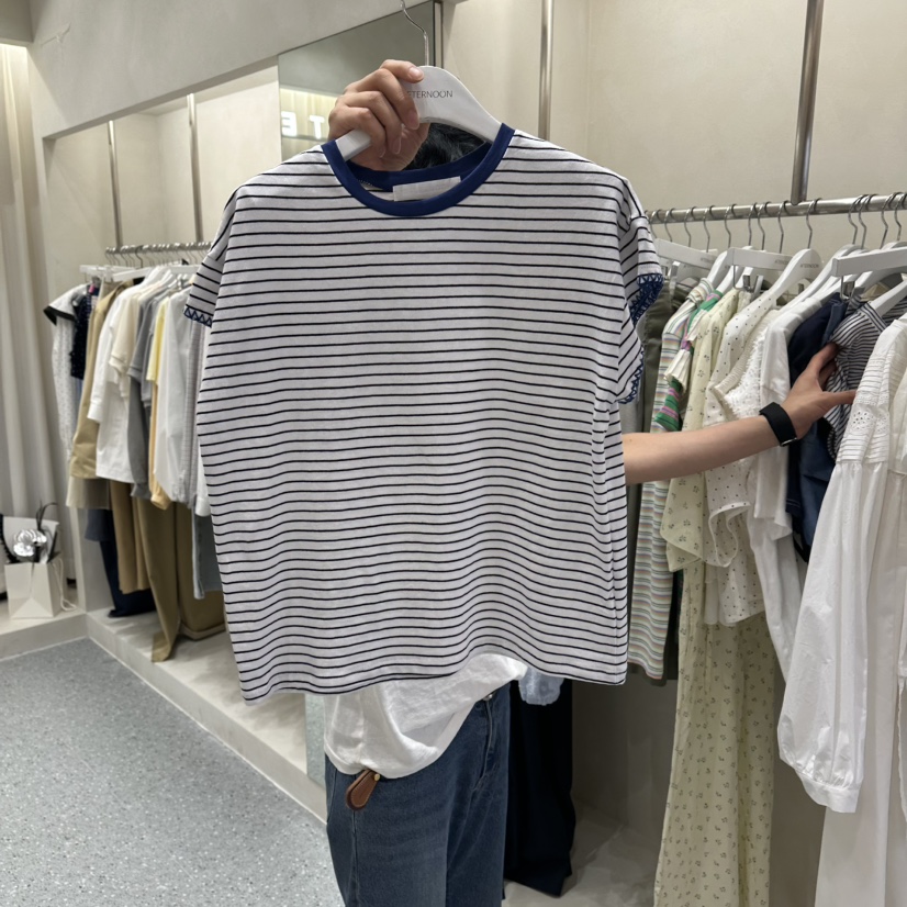 AFTERNOON韓國東大門直郵女裝新品26春夏26夏季推薦職業T恤AFTERNOONT恤圖色1