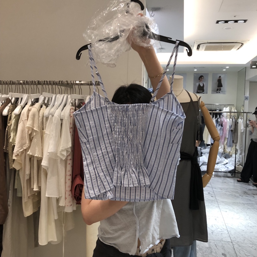 VENIR-a韓國代購女士新品休閑職業熱賣人氣推薦吊帶背心VENIR-a吊帶/背心