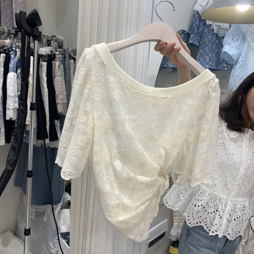 YARD韓國直郵女裝新品26春夏人氣熱賣時尚職業襯衫蕾絲衫YARD襯衫/蕾絲衫