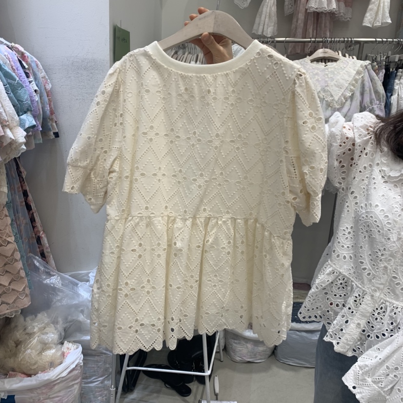 YARD韓國東大門代購女裝新品職業時尚26夏季人氣襯衫蕾絲衫YARD襯衫/蕾絲衫