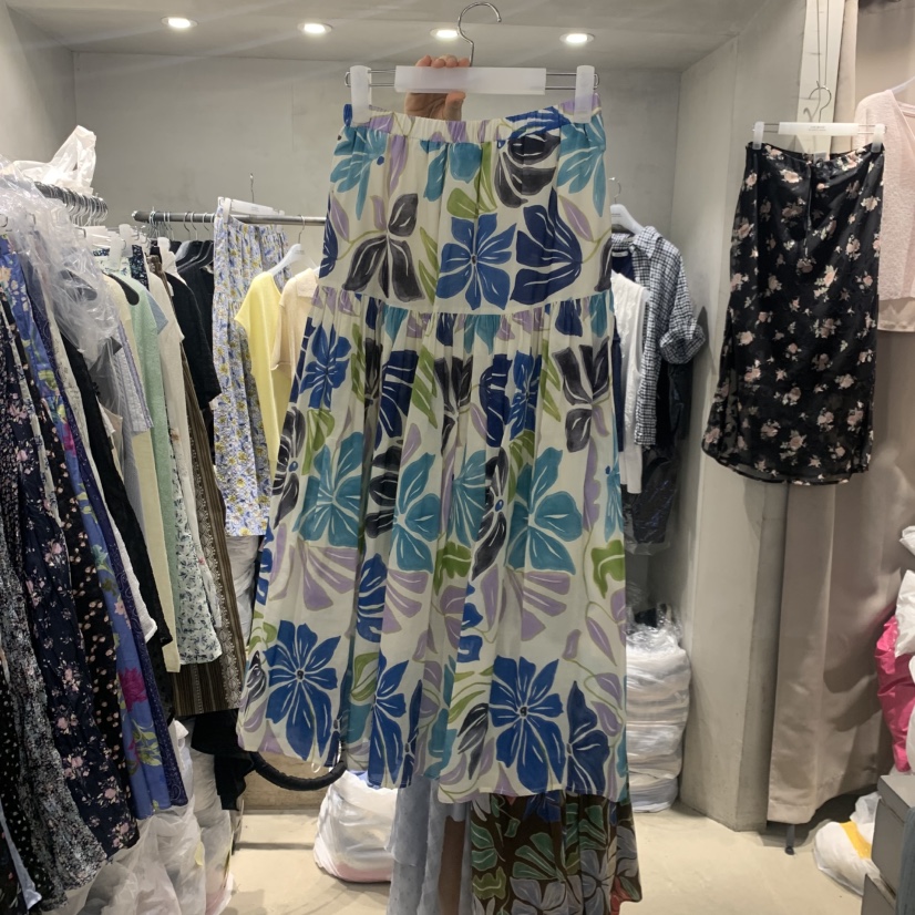 LOGROAD東大門實拍韓國女裝新品26春夏26夏季時尚休閑長裙SLOG ROAD長裙
