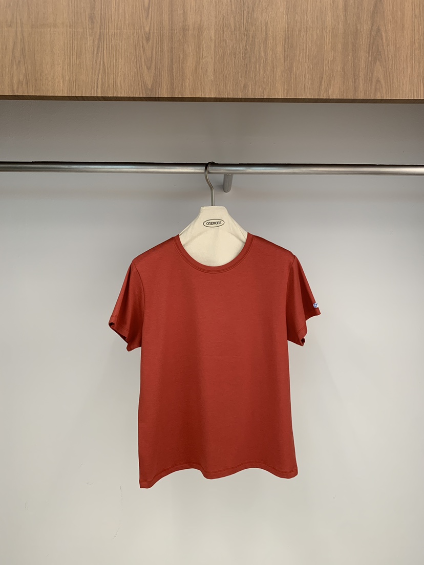 ONE MONE韓國直郵女裝新品職業26夏季休閑推薦時尚T恤紐扣ONE MONET恤圖色5