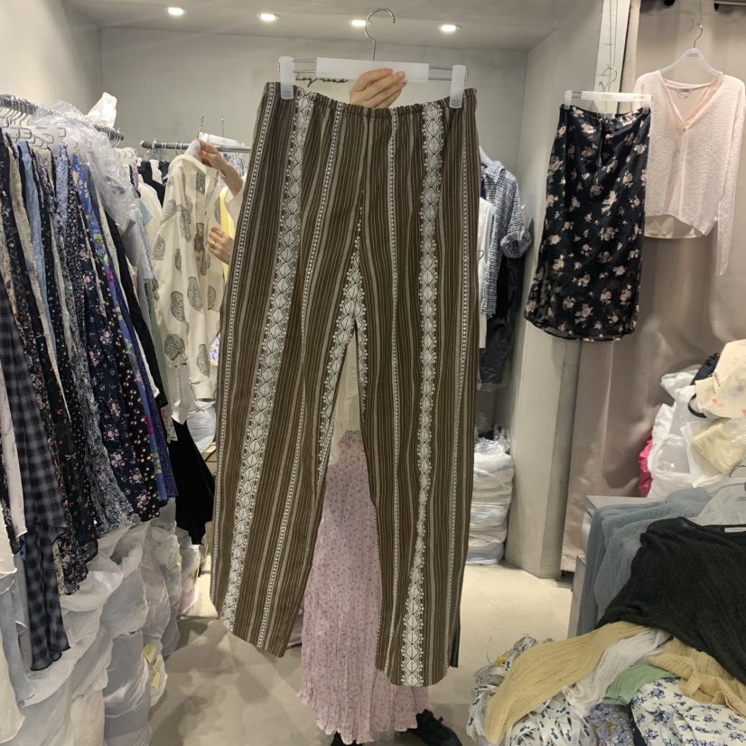 LOGROAD韓國直郵女士新品時尚26夏季熱賣職業人氣推薦休閑褲LOG ROAD休閑褲