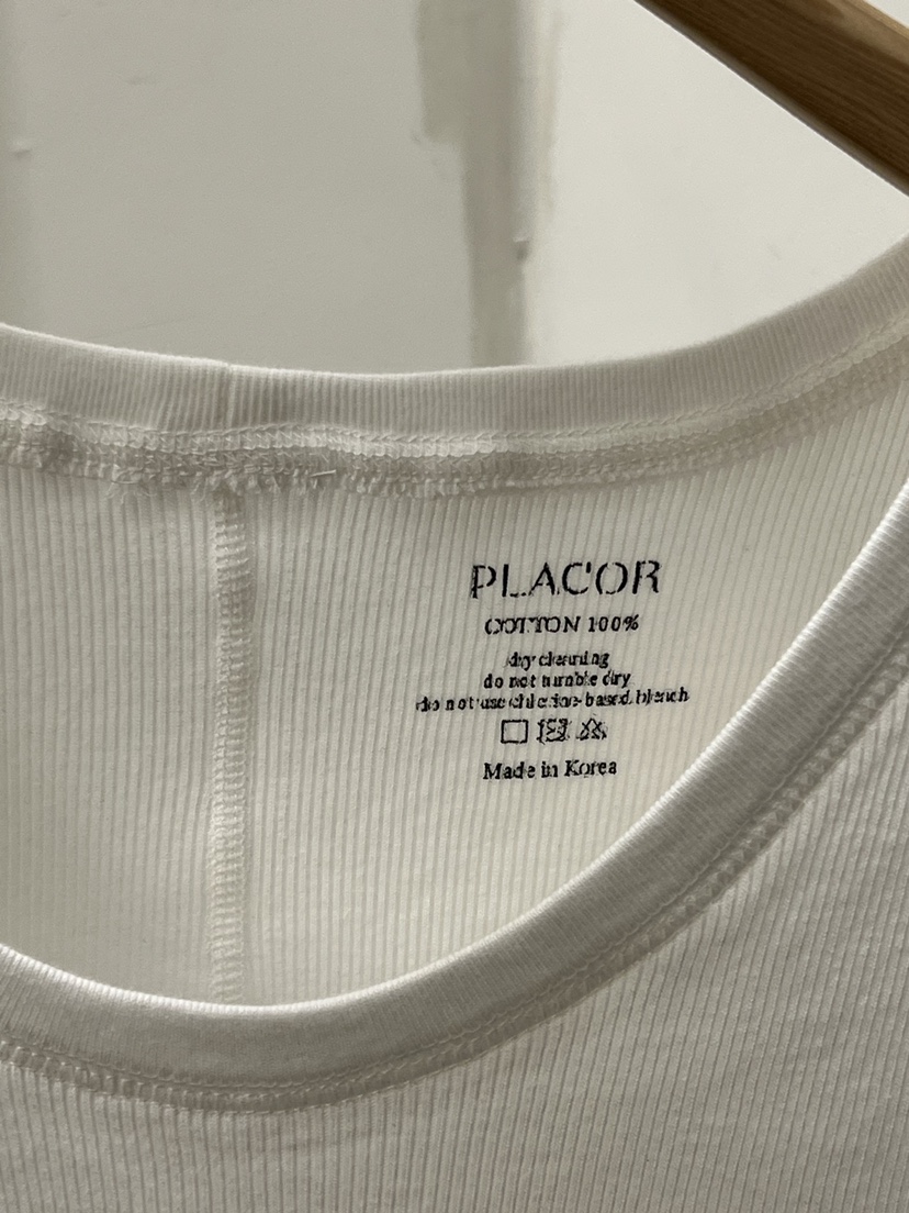 REGULARLY/PLACOR韓國代購女士新品熱賣吊帶背心棉質羅紋REGULARLY/PLACOR吊帶/背心