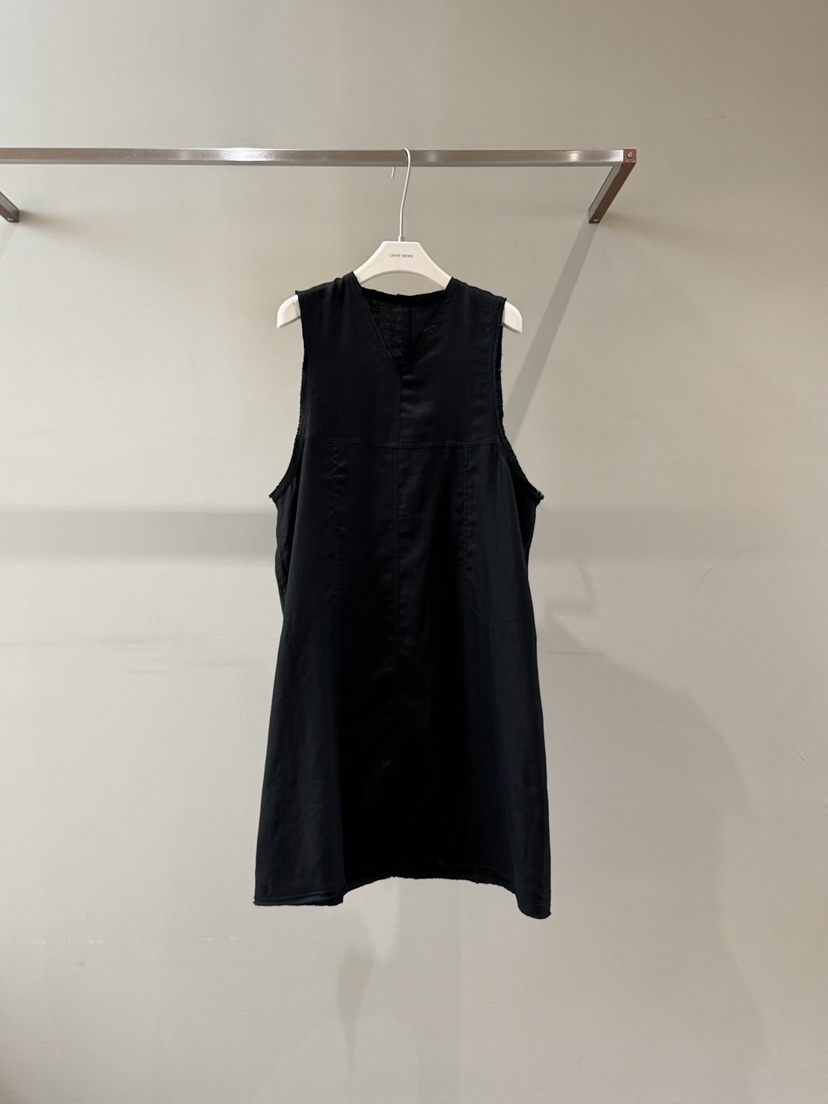 LIMED SPRUCE韓國東大門代購女士新品26夏季連衣裙亞麻布SLimed Spruce連衣裙圖色2黑色