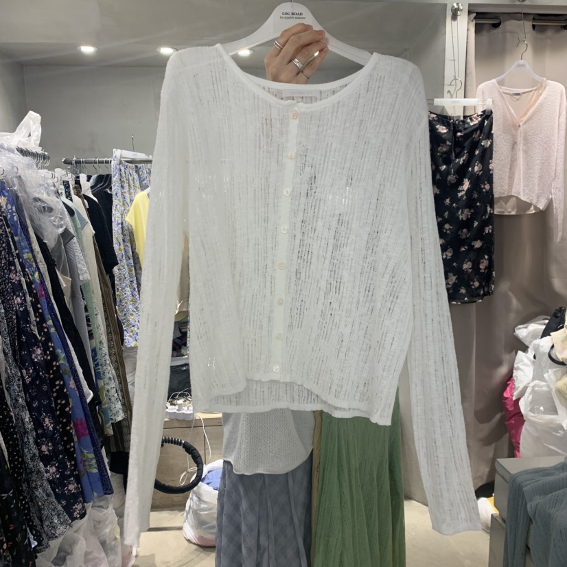 LOGROAD韓國代購女士新品26夏季推薦休閑26春夏時尚熱賣開衫LOG ROAD開衫圖色2