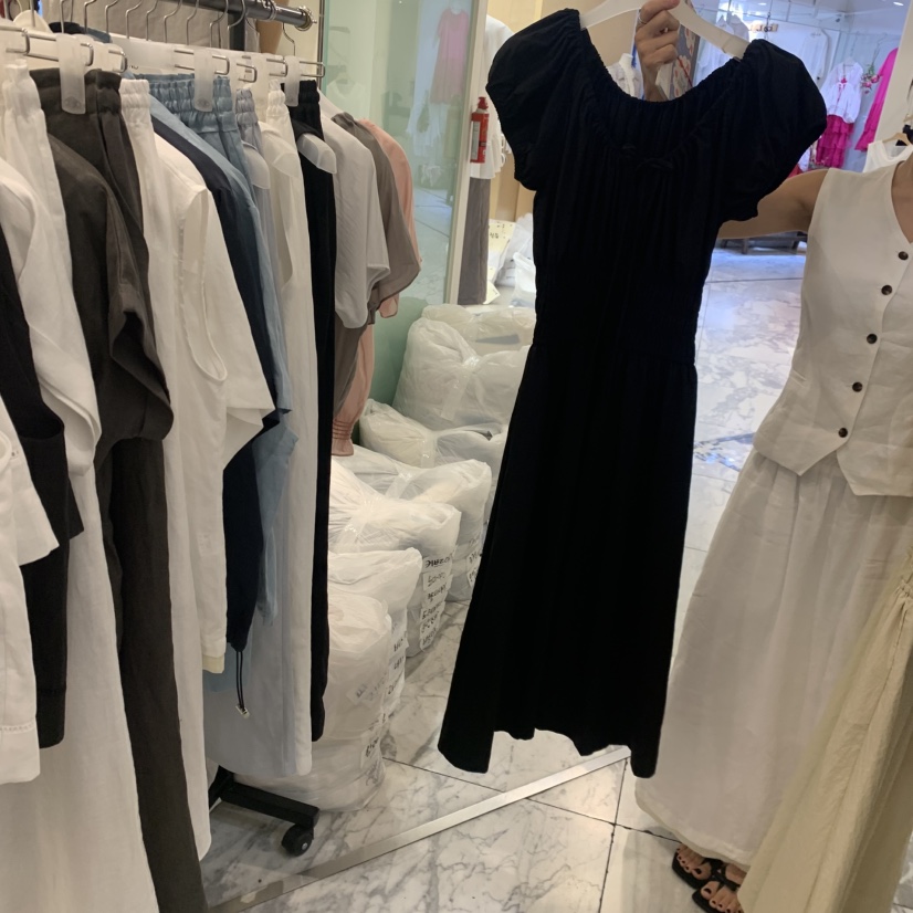 ALMOND韓國直郵實拍女士新款26夏季職業休閑熱賣人氣連衣裙ALMOND連衣裙圖色3