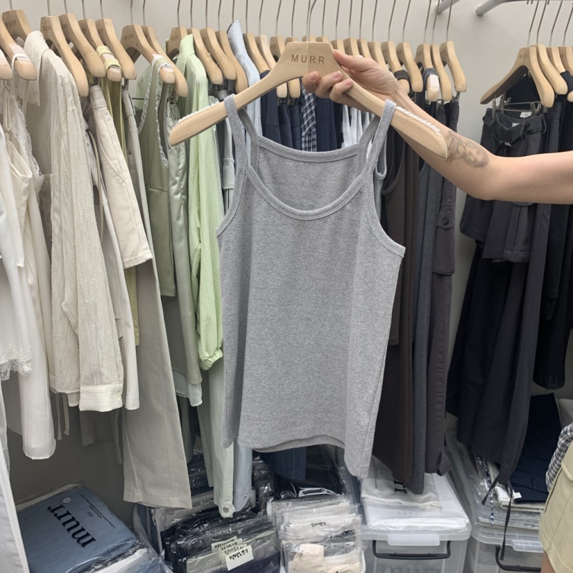 MURR韓國直郵女裝新品26春夏推薦人氣職業休閑26夏季吊帶背心MURR吊帶/背心圖色3