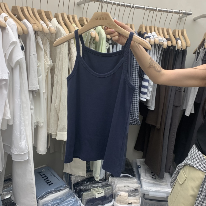 MURR韓國直郵女裝新品26春夏推薦人氣職業休閑26夏季吊帶背心MURR吊帶/背心圖色4
