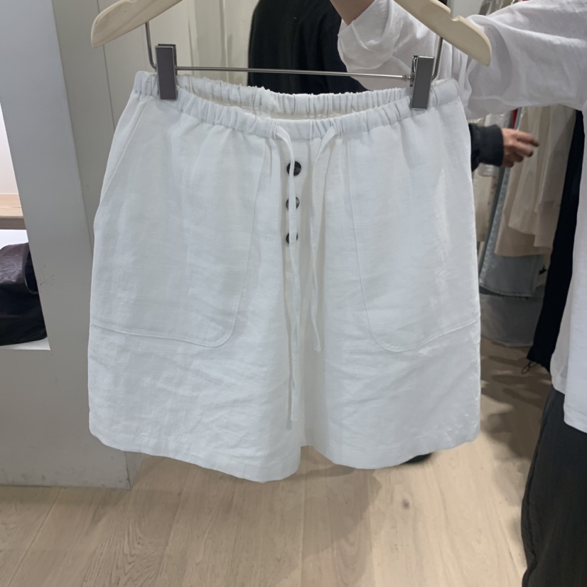 LIFFEY韓國直郵女士新品26夏季職業熱賣人氣推薦短褲亞麻LIFFEY短褲圖色2