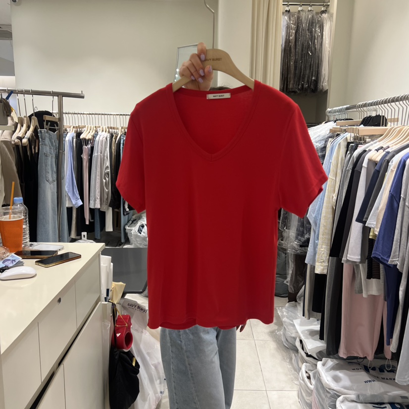 NAVYBURST韓國東大門直郵女裝新品26夏季26春夏推薦人氣T恤NAVY BURSTT恤圖色1